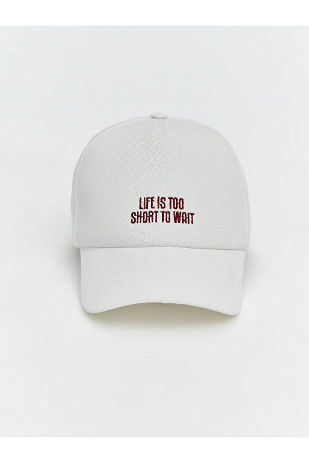 Original Text Printed Girls' Cap Hat