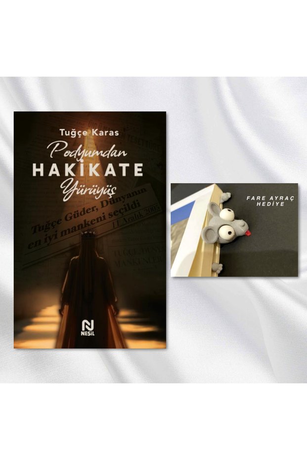 Podyumdan Hakağate Yürüyüş / Mouse Stuck in the Head Figure Bookmark Gift