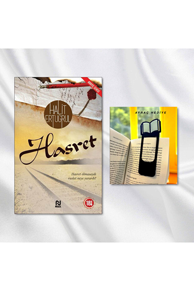 HASRET / HALİT ERTUĞRUL / KİTAP FİGÜRLÜ KİTAP AYRACI HEDİYE