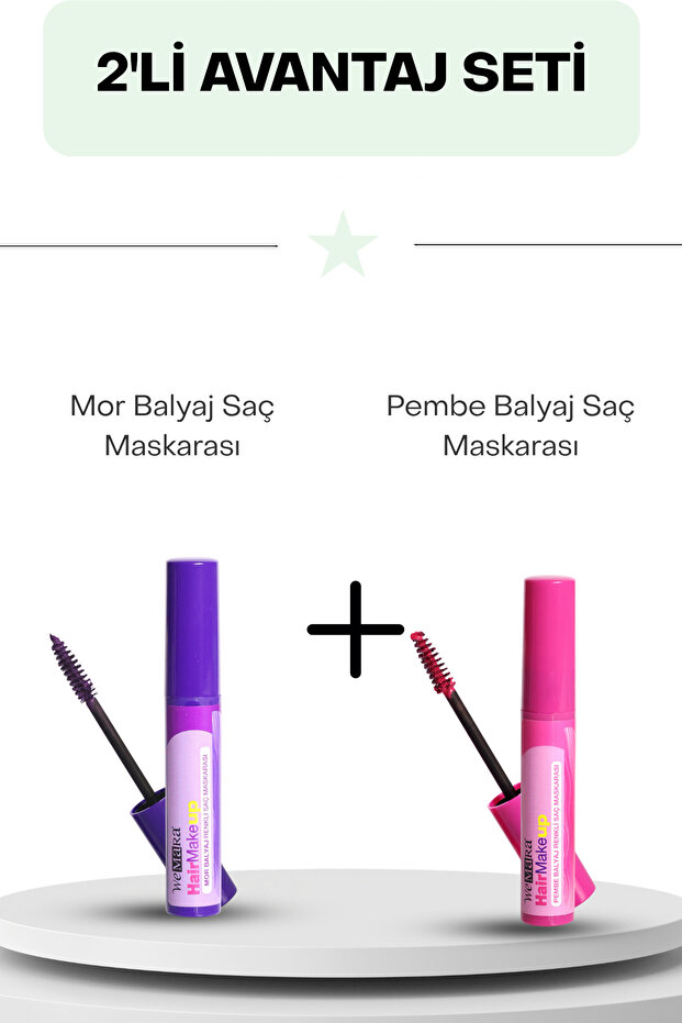 Purple & Pink Balyaj Hair Mascara