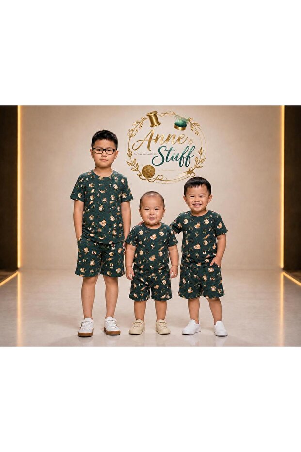 KIDS PREMIUM SHORT TERNO SET - 2 YRS TO 3YRS OLD