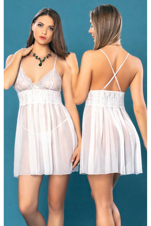 Satin nightgown