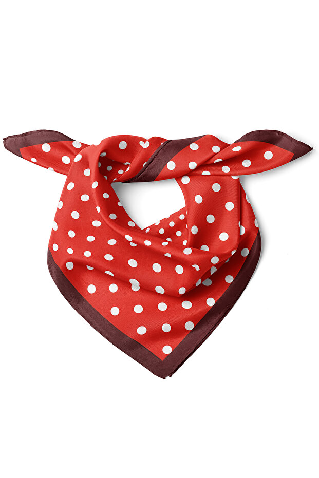 Polka Dot Pattern Scarf Bandana 50X50 cm