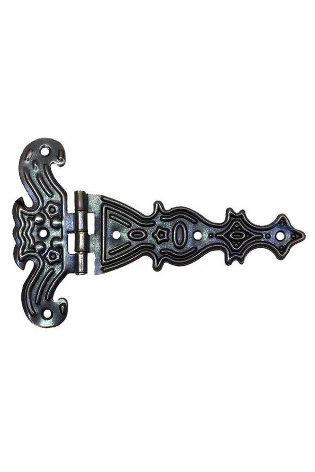 Decorative, Sheet Single Tail Hinge - 69X102 Mm, Large, Antique, 100 Pieces