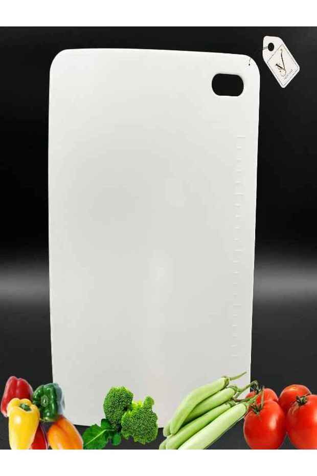 Flexible Plastic Cutting Board with Handle, Non-Slip Chopping Board, Kitchen Cutting Mat, Easy to Clean, Lightweight for Cutting