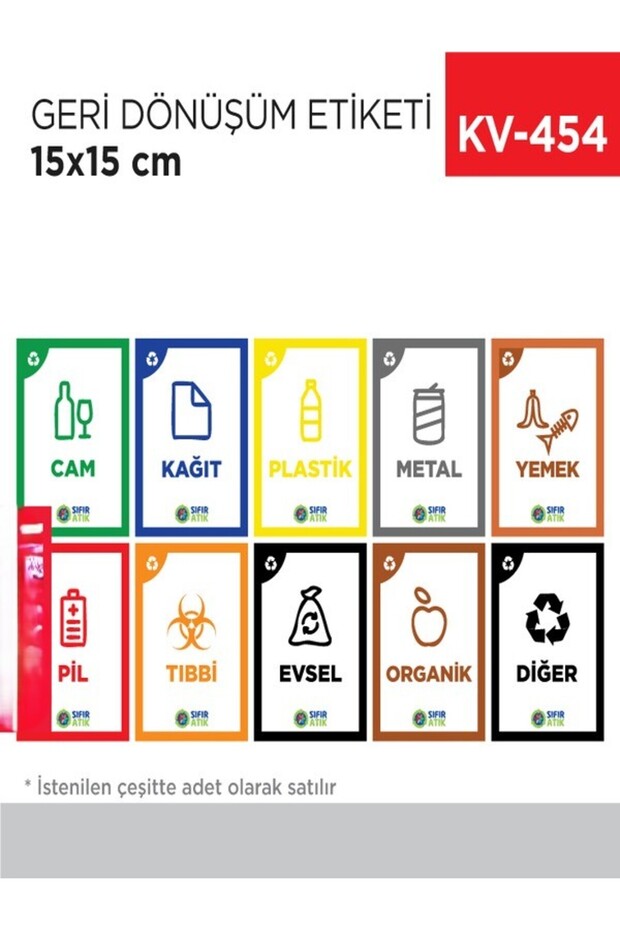 Recycling Label 15*15 cm
