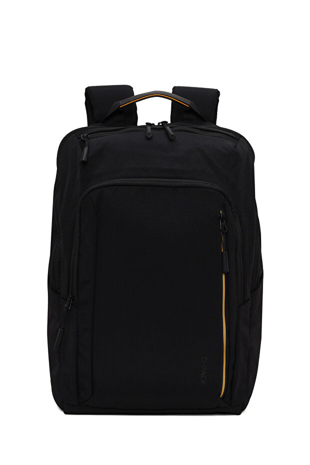 Unisex Black Fabric Backpack 26Sbd30096F