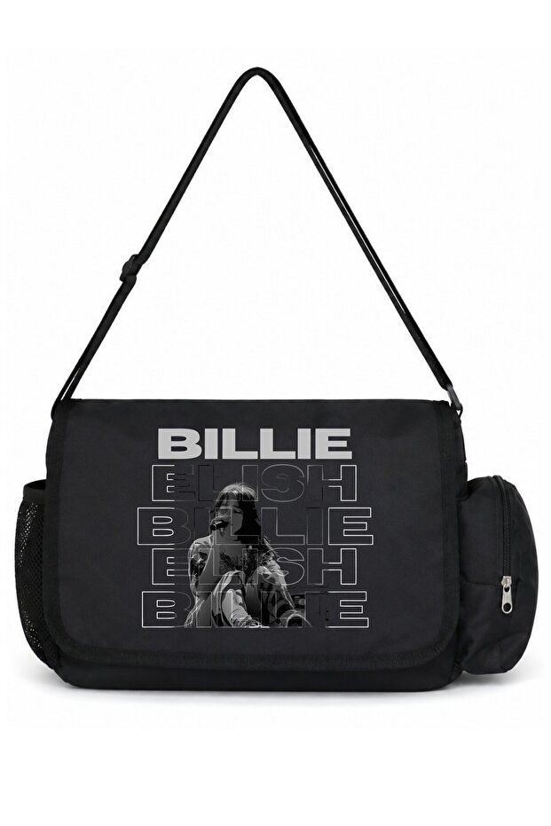 Billie Eilish Singer Printed Unisex School, Sports, Office Multi-Purpose Messenger Bag