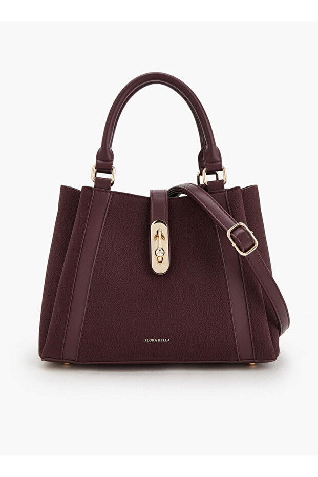 Solid Tote Bag with Adjustable Strap