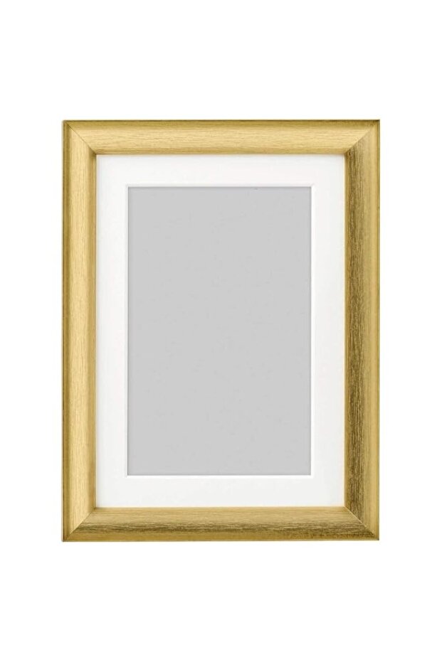 Ikea TSSP Frame (Gold, 13x18 cm, 5x7), plastic, Tabletop, Wall Mount