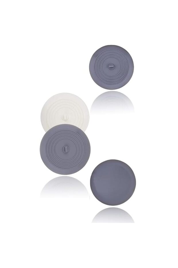 Silicone Tub Stopper 2 Pack - 6 Inches Large Drain Plug Hair Stopper for Kitchen Bathroom and Laundry