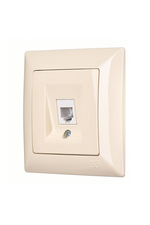 Visage Cream Numbered Telephone Socket (Cat3) with Frame 01281200-100120