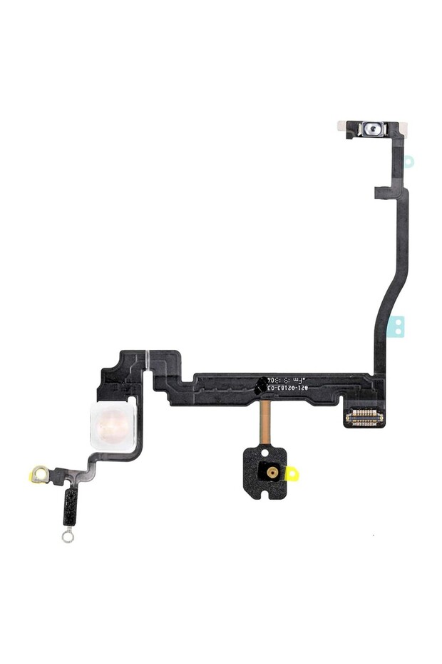 Iphone 11 pro on/off power top microphone flex cable