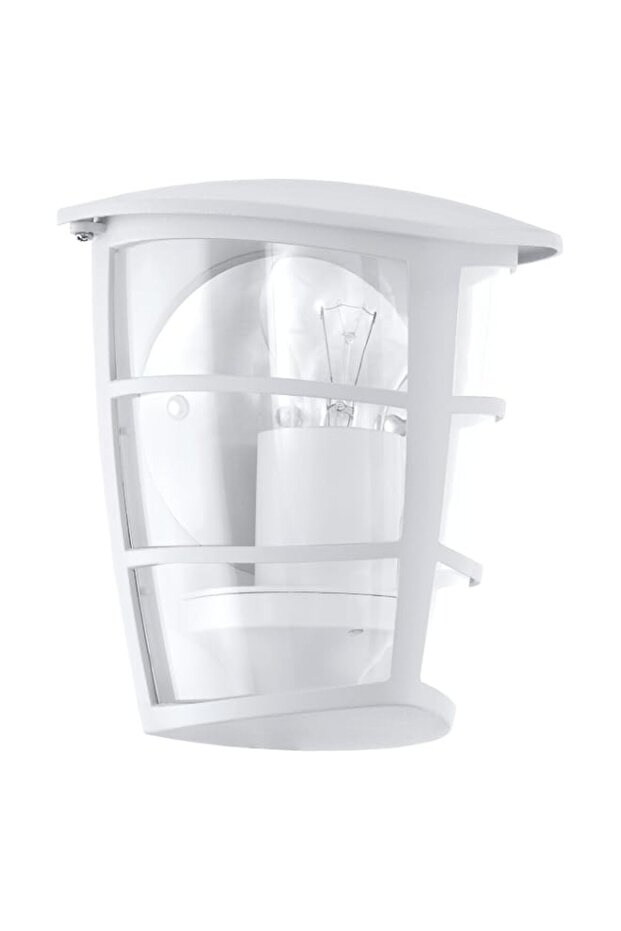 EGLO Outdoor Wall Light, Cast Aluminium, E27, 60 W, White