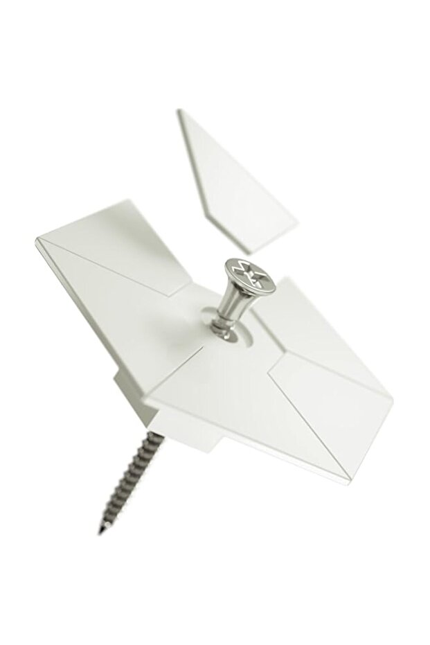Nanoleaf Mounting Kit for Your Light Panels Ceiling or Uneven/Porous Surface, White, 10 x 5 x 0.9 cm