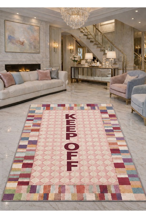 Sdt Mixed Patterned Modern Woven Base Decorative Carpet Sdtamor1476