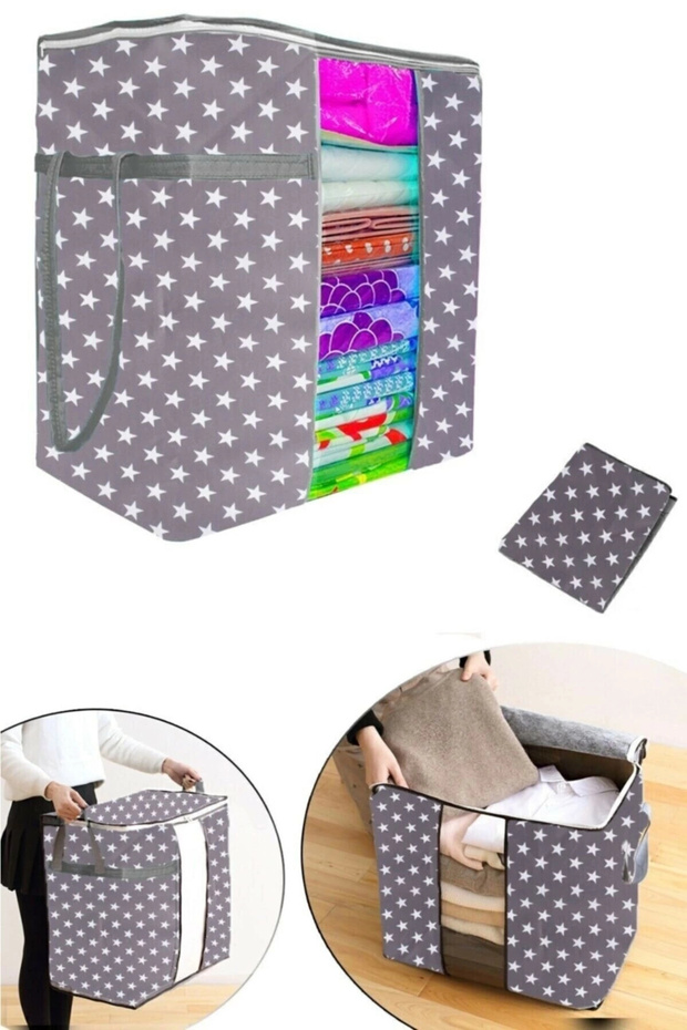 12 Pieces of Windowed Storage Box Mega Size Multi-Purpose Organizer 40X40X75 cm 0256 ()