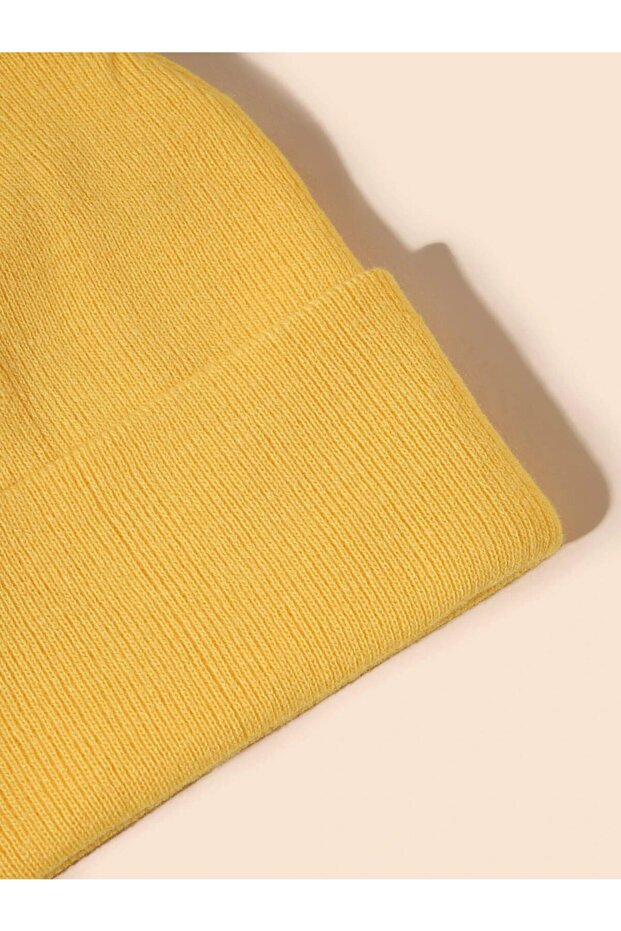 قبعة أساسية صفراء للجنسين - 2