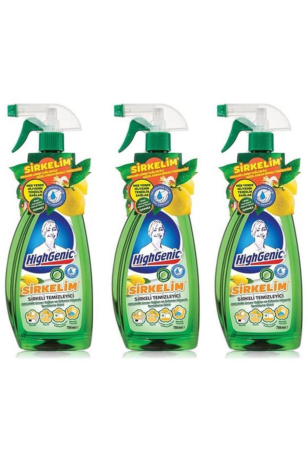 Sirkelim Temizleyici 750ml Limon - 3 Adet - 1