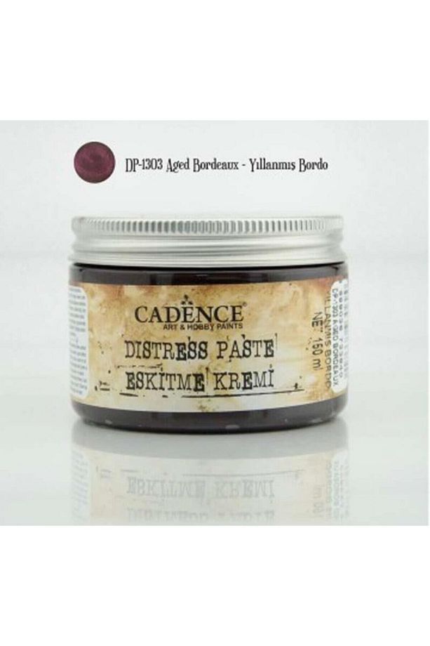 Distress Paste - Eskitme Kremi 150ml Dp 1303 Aget Bordeaux- Yıllanmış Bordo - 1