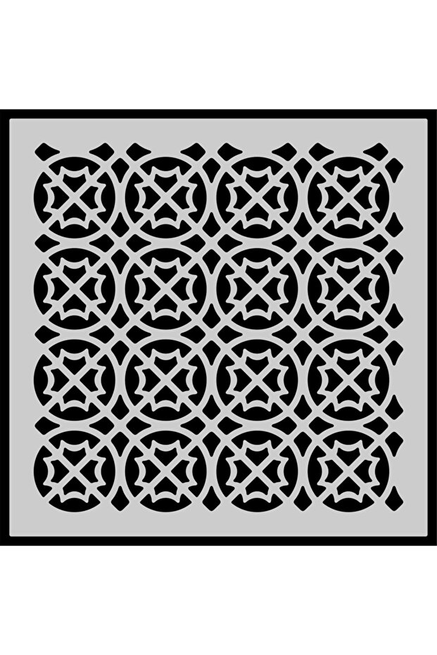 استنسل ماندالا قالب الرسم H013