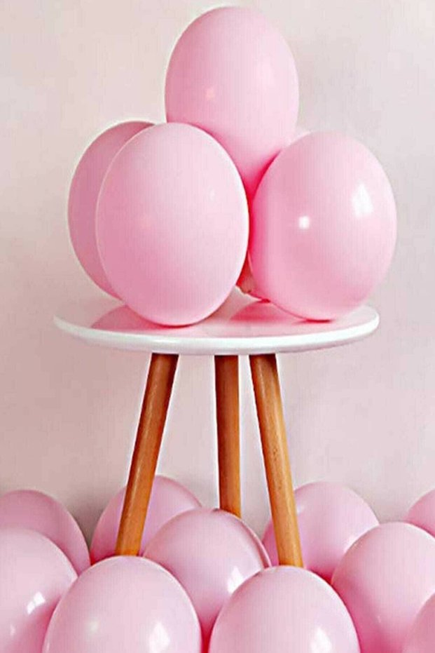Best 50 Pieces of Pink Macaron Pastel Matte Color Balloons