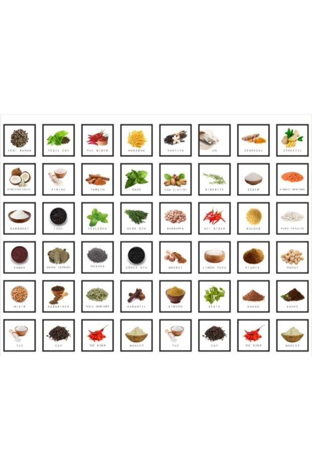 Kavanoz Etiketi Şeffaf 44 Parça - 1