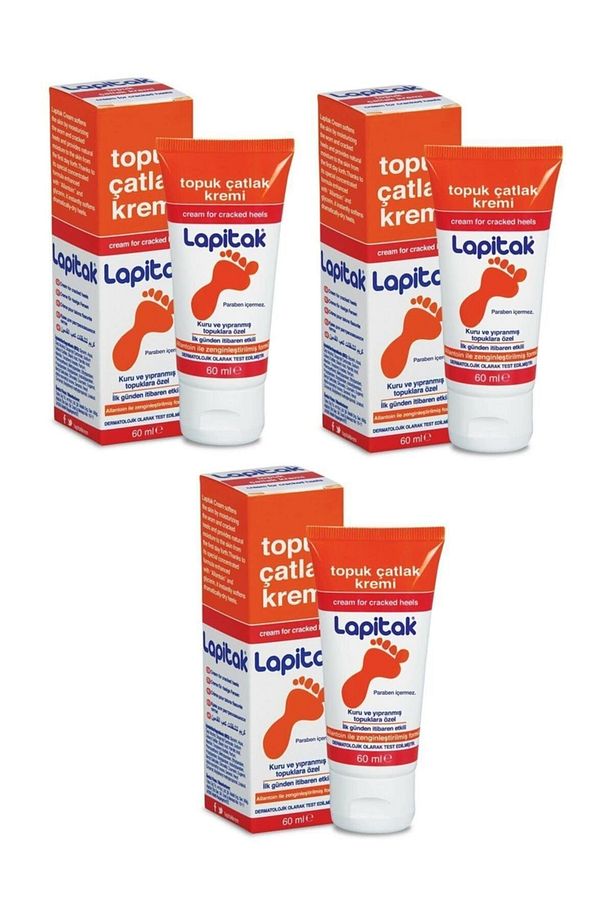 Topuk Çatlak Bakım Kremi 60 ml 3 Adet - 1