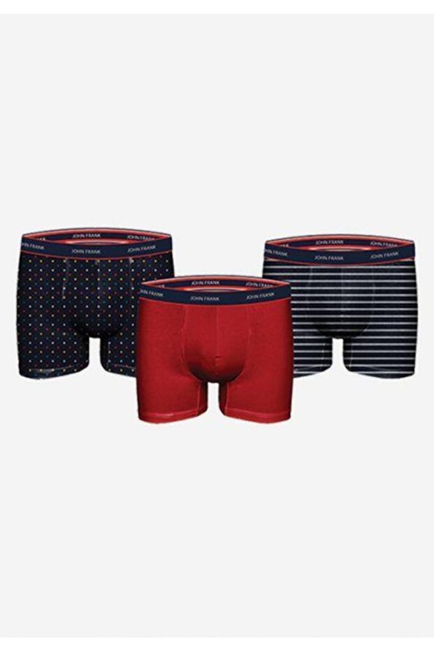 Erkek Kırmızı Multicolor Boxer - 8