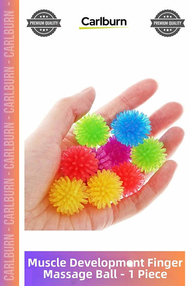 # Exercise Hand Exerciser Therapy Rehabilitation Stress Relief Muscle Builder Finger Massage Ball - 1 Piece