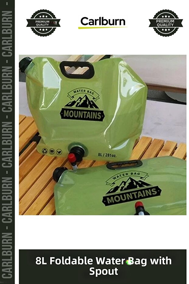 # Sukabı Camping Caravan Picnic Portable Hygienic Accordion Water Container 8L Foldable Water Container with Tap