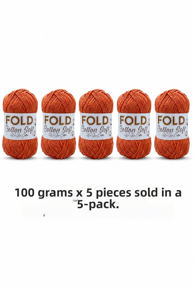 Cotton Soft Orange 702 Cotton Thread 100 Gr 200 Mt 100% Cotton Bag Thread Amigurumi Thread Knitting Thread