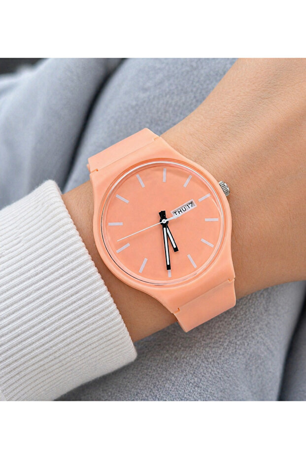 Phosphorescent Scorpion Yelkovan Unisex Wristwatch with Silicone Band Calendar