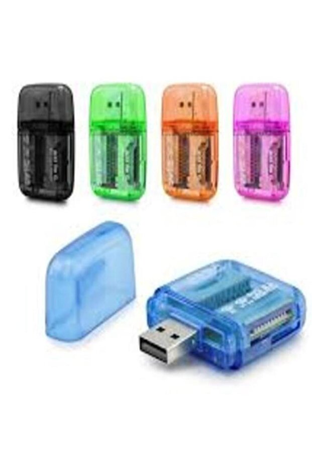 2.0 USB All in One - Multi Card Memory Reader - 1
