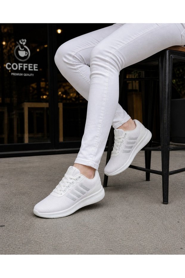 Unisex Fuspetli Sports Shoes-Black-White
