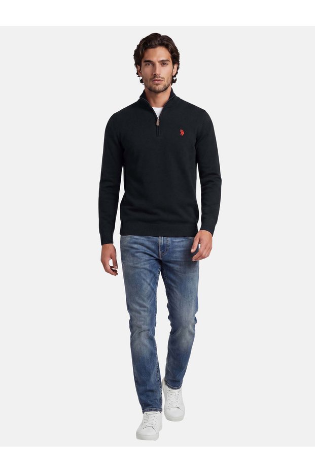 Herren Pullover Half Zip P-010