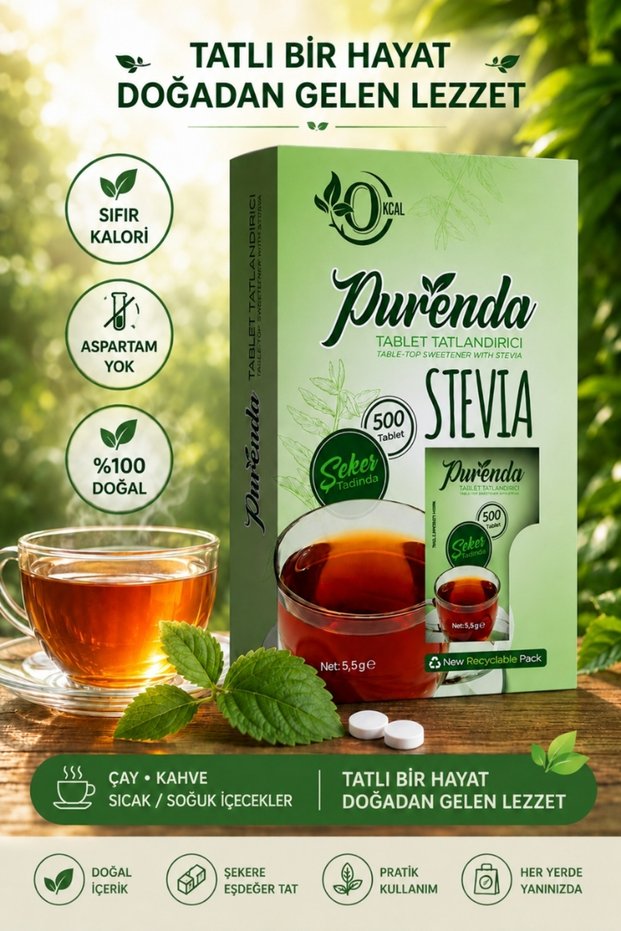 Stevia Tablet Sweetener 500 Tablets