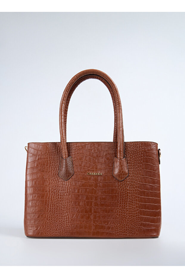 Tan Women's Leather Shoulder Bag Carbyn05 Grk