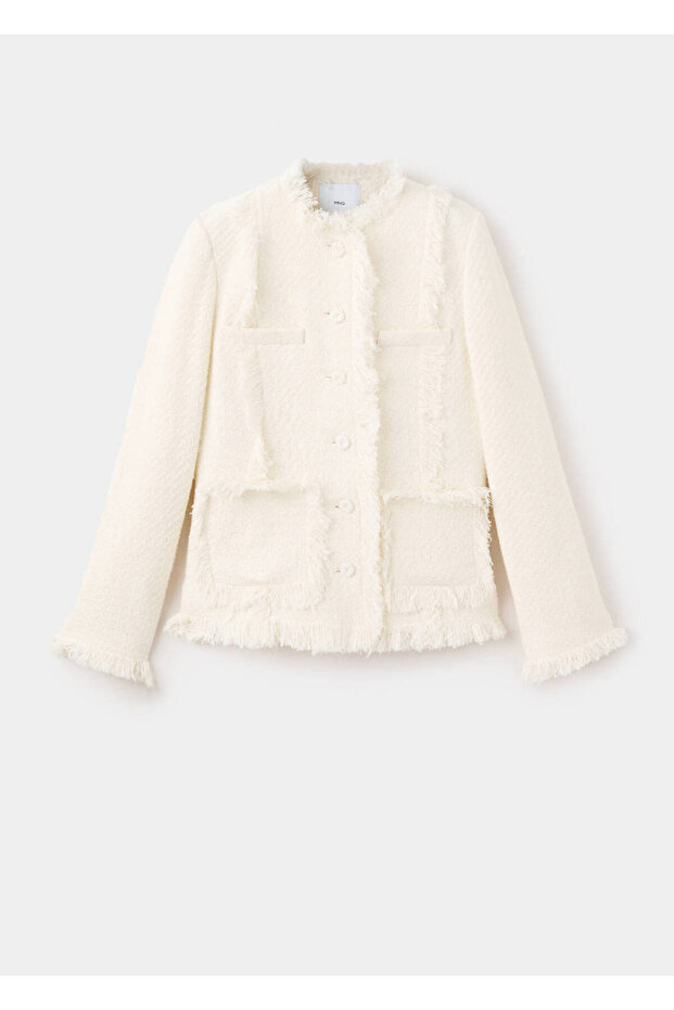 Nahtloser Tweed-Mantel - 3