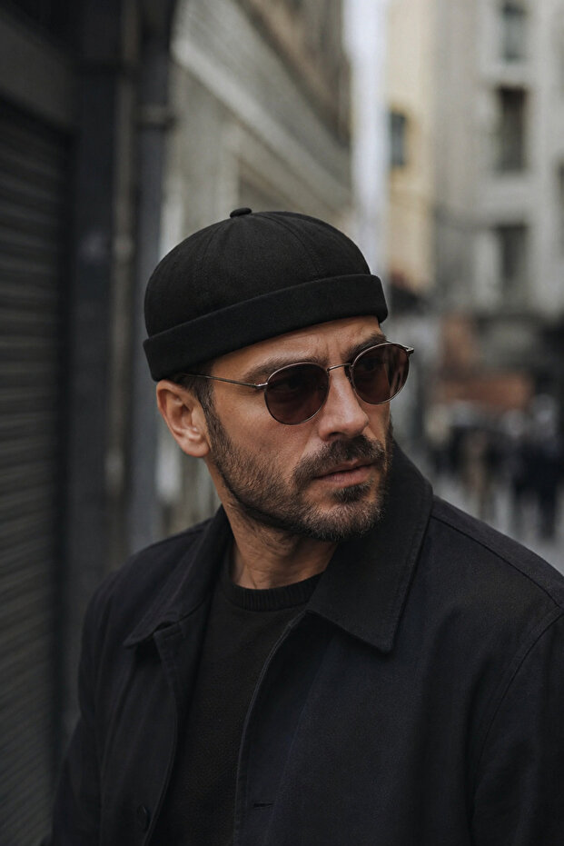الشتاء Skullcap الهيب هوب الرجال Skullcap قبعة دوكر الأسود