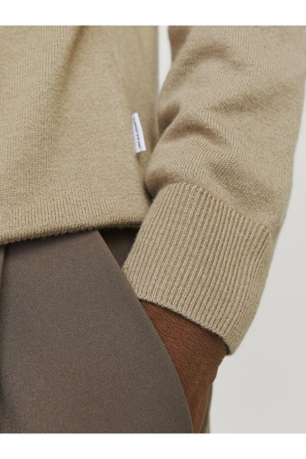 Strickpullover Einfarbig Strickpullover - 5