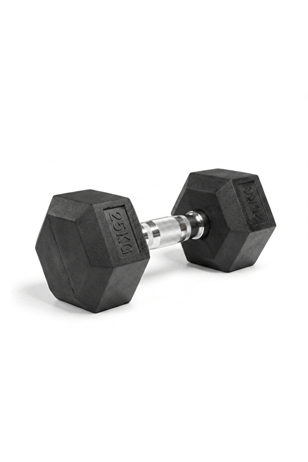 Hex Dumbbell دمبل سداسي وزن 25 كجم ( حبة واحدة )
