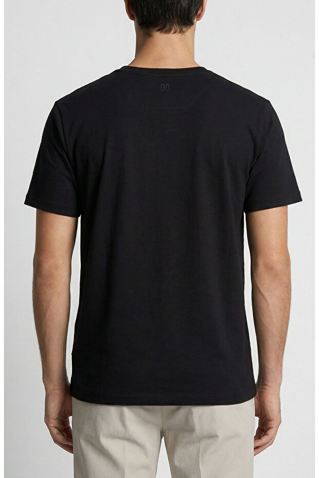 N-Tech Comfort Siyah Basic T-shirt - 3