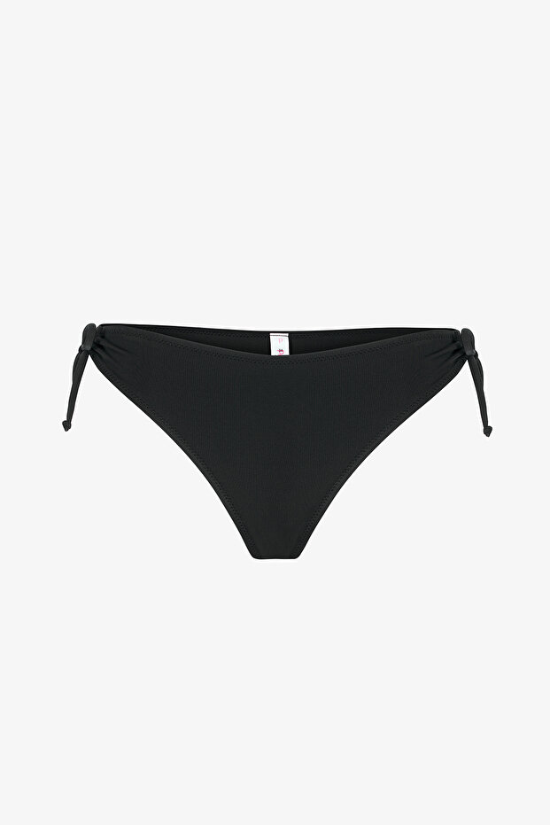 Black Ring Bikini Bottom - 4