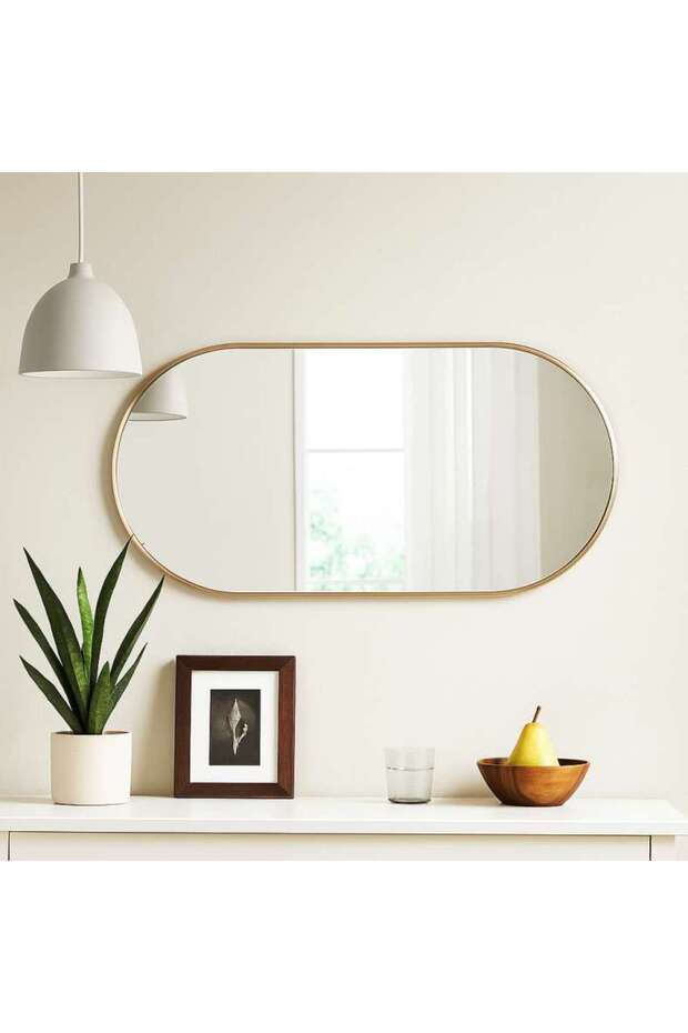 Spinzar Wall Mirror 40x80cm - Gold
