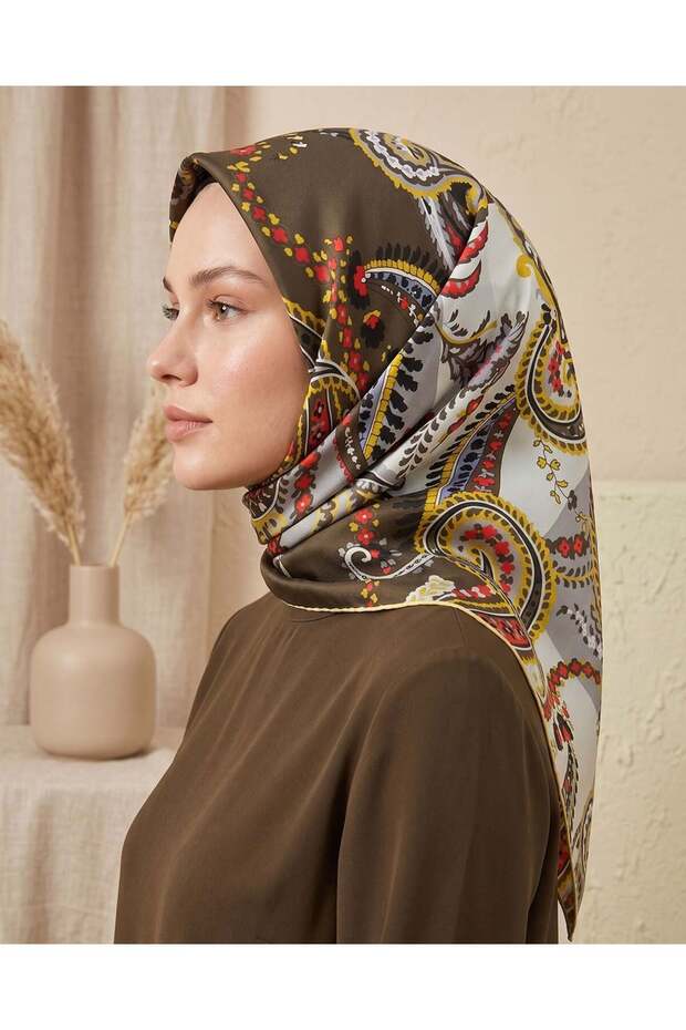وشاح حرير - 9053701-362 - سورا - نمط شال