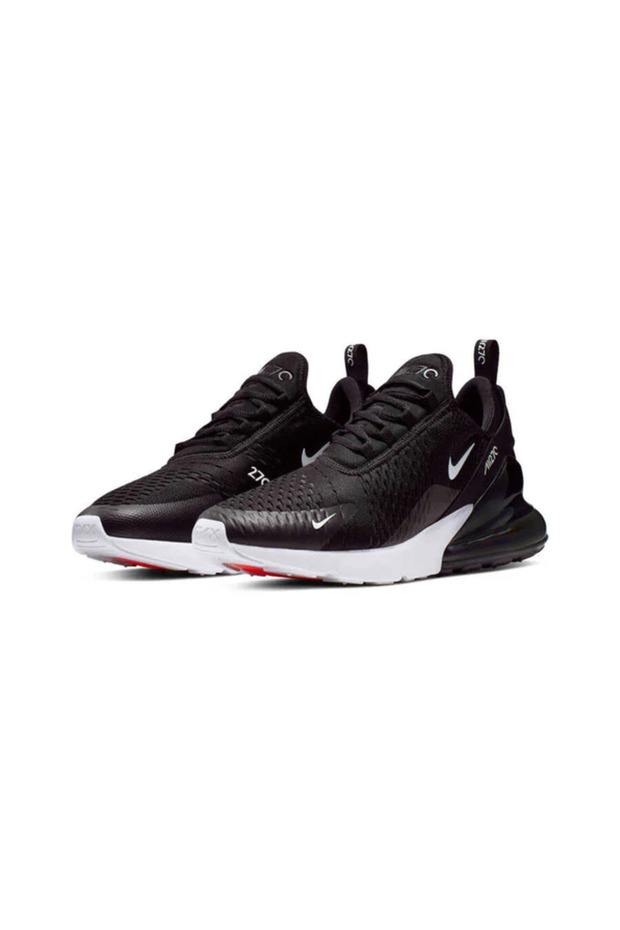 Air Max 270 HJ3222 AH8050 Sneaker Unisex Spor Ayakkabı SİYAH-BEYAZ - 2