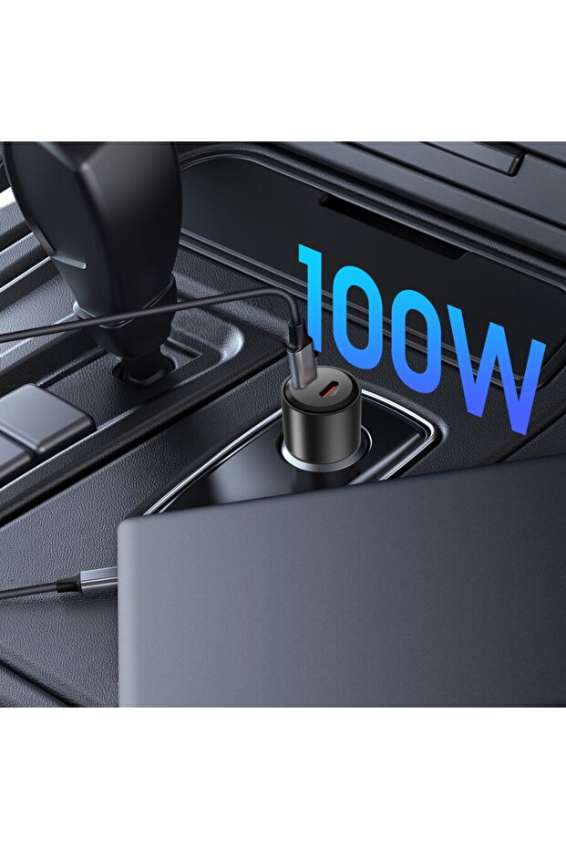 CC03 2x USB-C PD 100W Negru - 5