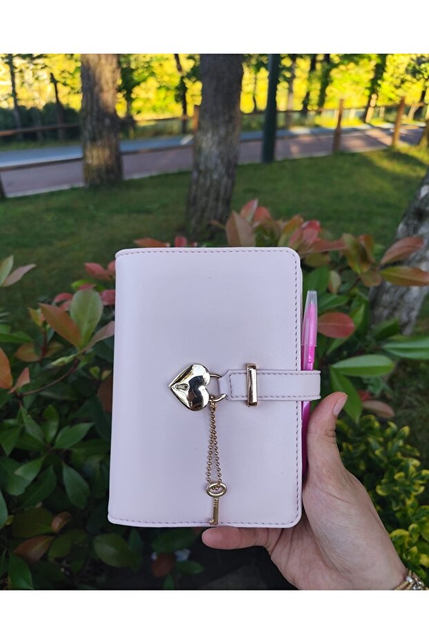 Savings Agenda Budget Planner Lockable Savings Wallet -Dusty Pink-