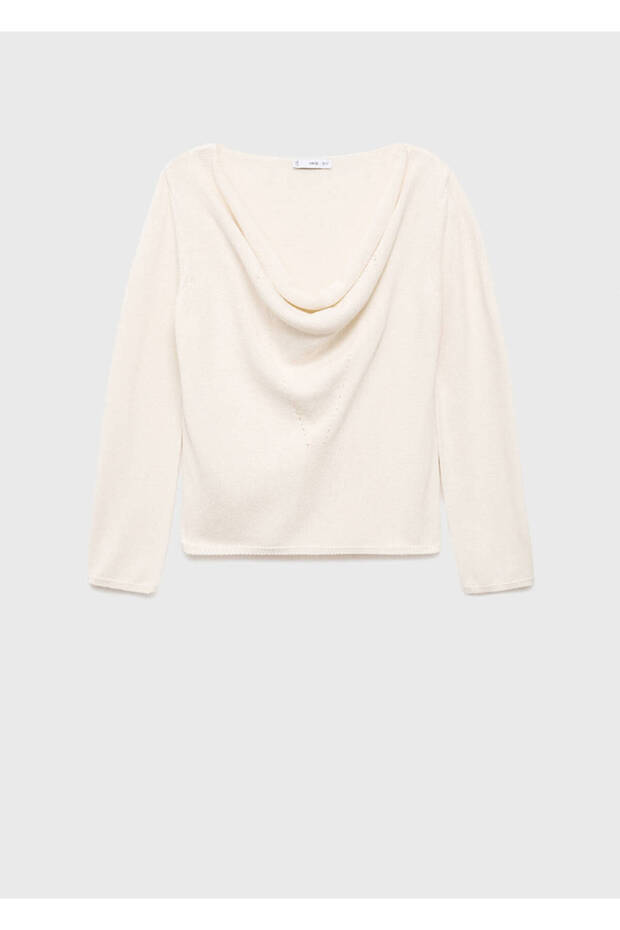 Pullover mit Dekolleté-Ausschnitt - 3